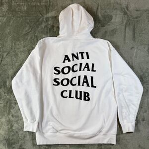 Anti Social Social Club Cigarette Hoodie White (ASSW451) SZ XL